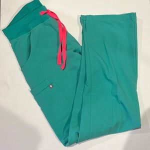 FIGS Surgical Green Cargo Scrub Pants sz XXS